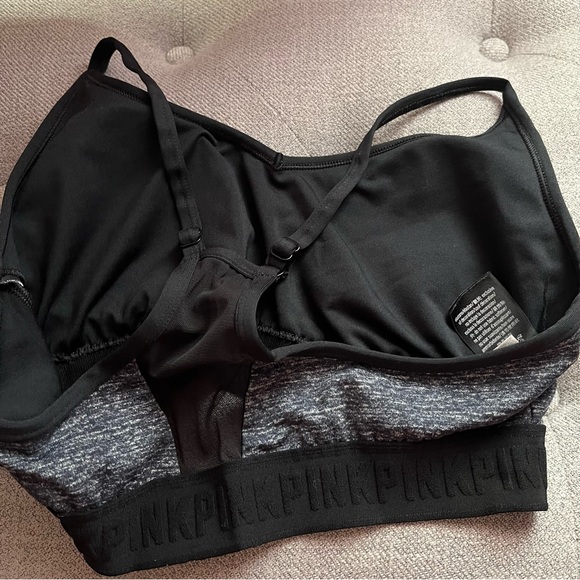 3 Victoria Secret Pink Ultimate Sports Bras- Size L - Picture 4 of 13